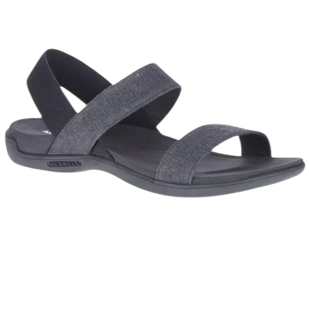 Merrell District Finlay Air Cushion Memory Foam Black And Gray Sandals Size 11
